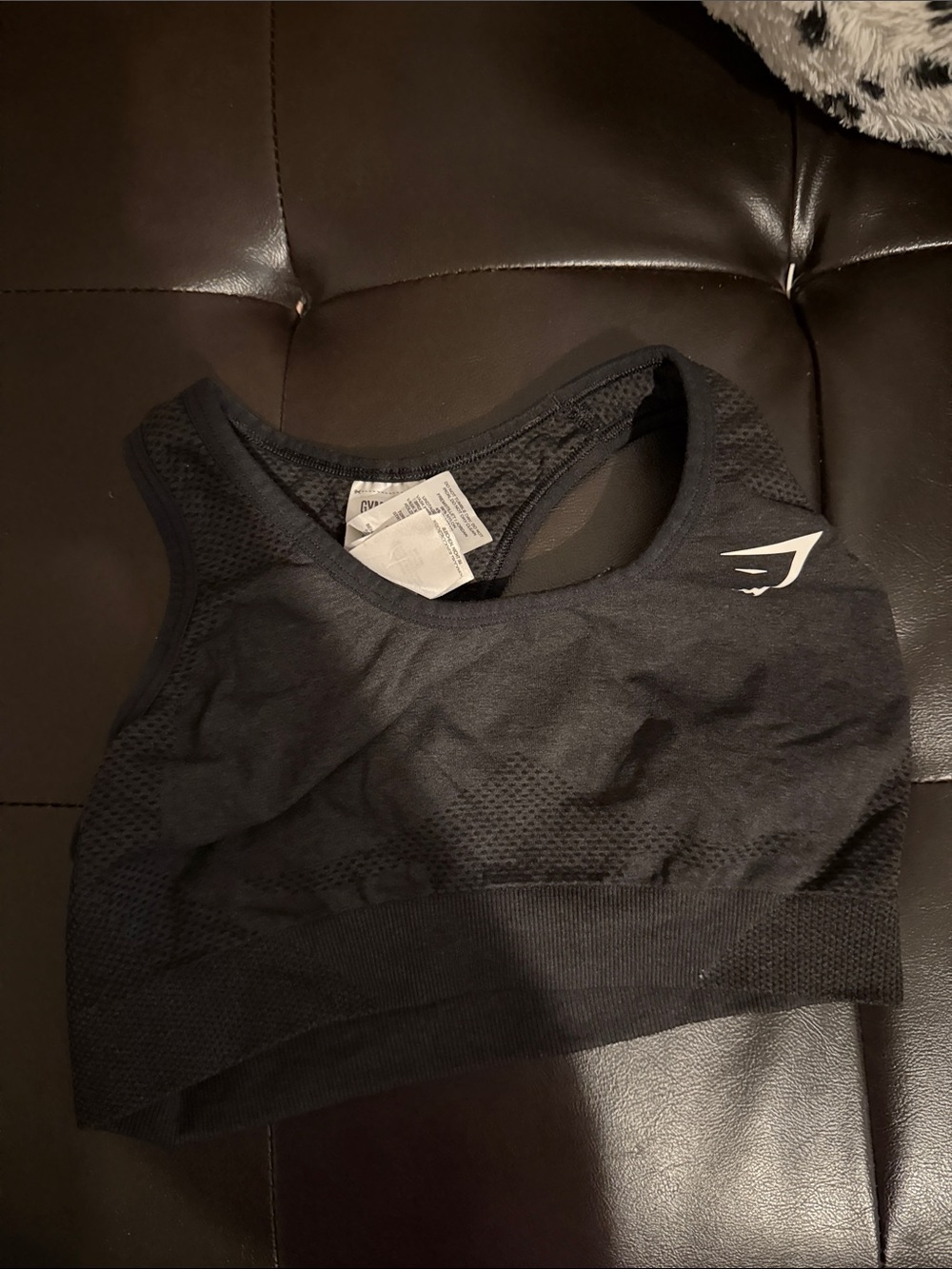 Seamless Black Sports Bra Gymshark